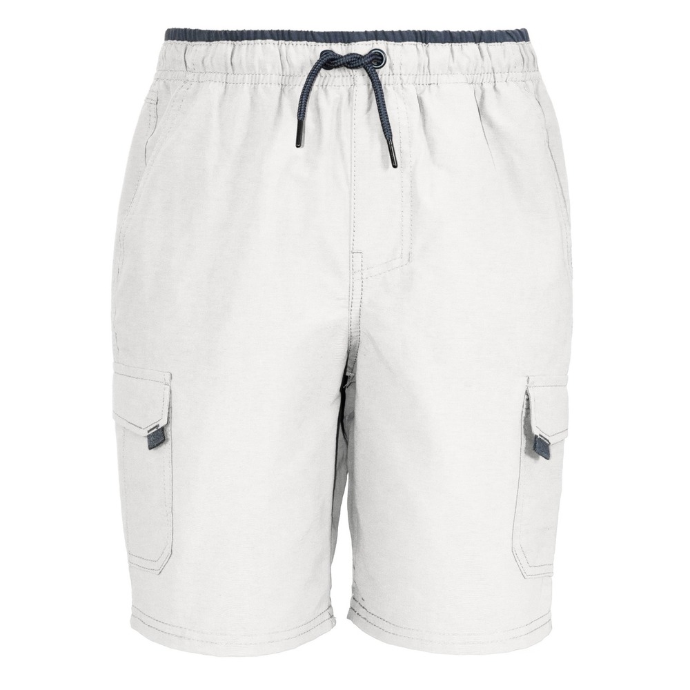 Univibe Big Boys Stonedale Cotton Nylon Pull-on Cargo Shorts - White - Size XL